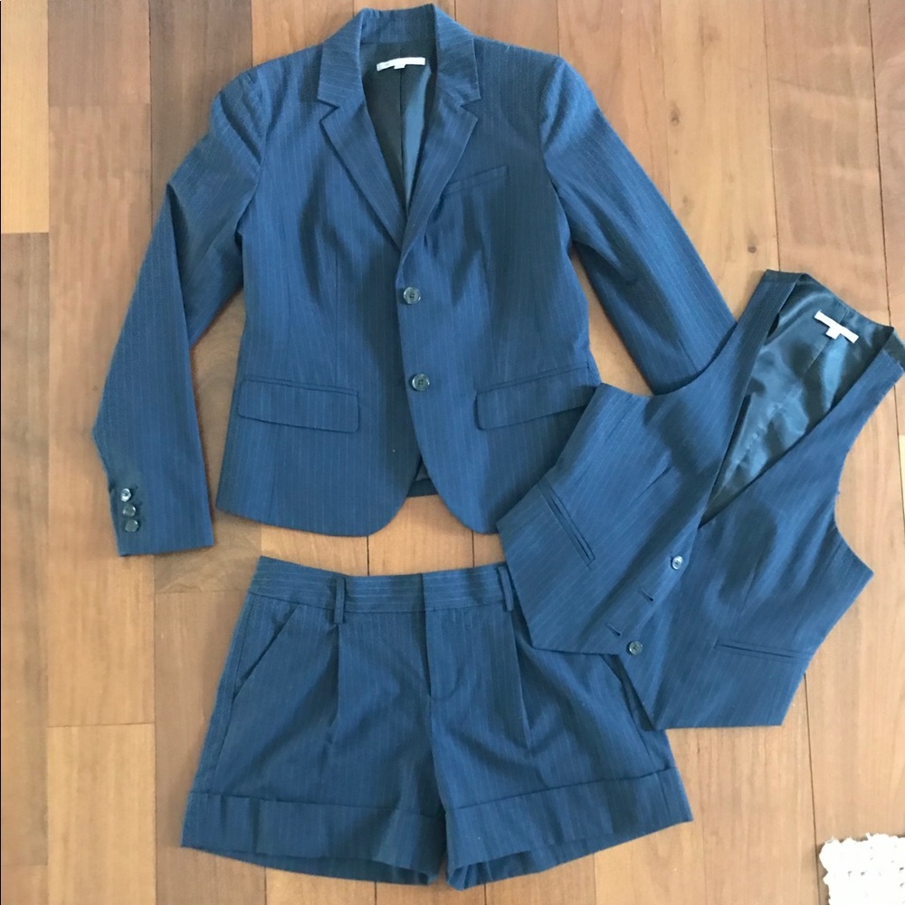 Gap short and vest. Blazer no longer available